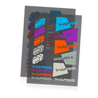 PRO Tharsis EVO Decal Set Carbon Handlebar Stickers