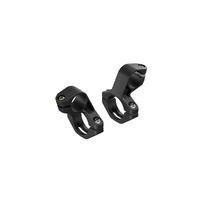 PRO Clip-On Clamp Aero Bracket Set Black 31.8mm / 22.2mm Alloy