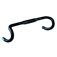 PRO LT Ergo Compact Road Alloy Handlebar Black 40cm/31.8mm