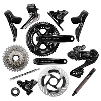Shimano Dura-Ace R9270P 12-Speed Di2 Power Disc Brake Groupset, Black, 160mm/140mm Rotors.