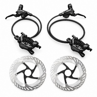 Shimano CUES BR-U8020 4-Piston Hydraulic Disc Brake Set - Front + Rear + Centre Lock Rotors