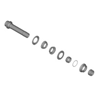 Complete hub axle WH-RS710-C32-TL-F