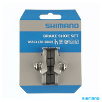 Shimano BR-5800 BRAKE SHOE SET R55C4 CARTRIDGE SILVER 1PR