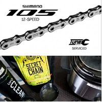 Shimano 105 12-Speed Silca Waxed Chain 116L