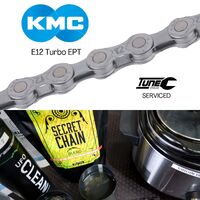 KMC E12 Turbo EPT 12-Speed eBike Silca Waxed Chain