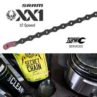 SRAM XX1 12-Speed Silca Waxed Chain Black