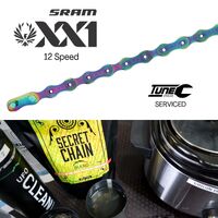 SRAM XX1 12-Speed Silca Waxed Chain Rainbow