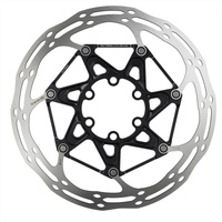 Rotor Centerline 2 Piece CenterLock 140mm Black Rounded