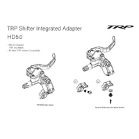 TRP DH-R EVO PRO / EVO X Shifter & Dropper Adaptor Kit