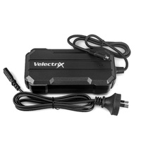 VelectriX 36V 3A Smart Battery Charger, Single Pin – 36V Batteries with Single-Pin Port