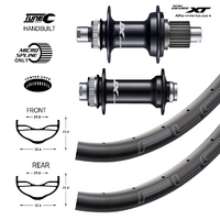 Stans Flow EX3 Rim on Shimano XT FH-M8810 Microspline Wheelset